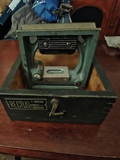 Rare Pre-WWII Japanese RECTUS Precision Machinist Square Frame Level W/Box picture