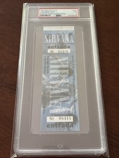Nirvana Nevermind Tour PSA 3 Graded 1992 Concert Ticket Stub  picture