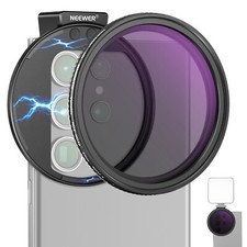 NEEWER 67mm Clip On Variable ND2-ND32 Phone Lens Filter Ki with Magnetic Ring picture