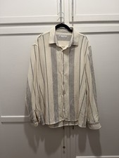 Zara - Knit Fabric Long Sleeve Button Down - Men’s Size XL picture