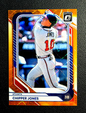 Chipper Jones 2026 Donruss ORANGE VELOCITY Prizm Refractor SP #85 Braves HOF /99 picture