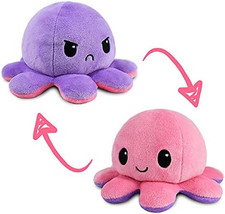 Teeturtle - the Original Reversible Octopus Plushie - Pink + Purple - Cute Senso picture