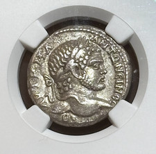 (AD 215-217) Roman Mesopotamia - BI Tetradrachm of Caracalla as Augustus. picture