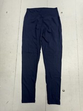 Shein Navy Blue Elastic Waist Athletic Compression Leggings Womens Size Large picture