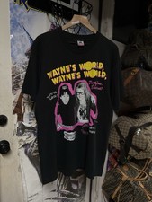 Vintage 1991 Wayne’s World T-Shirt Vtg Movie Promo Tee Size XLarge picture