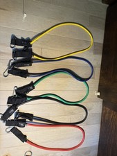 JAXPETY 002910 Fitness Tube Exercise Resistance Band Set - 11 Pcs picture