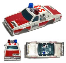 1 1983 Aurora HO Slot Car AFX Magnatraction CHEVY CAPRICE SHERIFF Body-Only S-3 picture