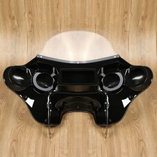 For Harley Davidson Heritage Fatboy Softail Deluxe Batwing Fairing 4 Speaker picture