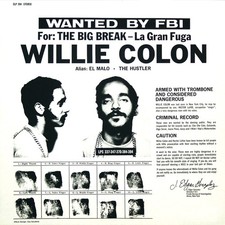 Willie Colón and Héctor Lavoe La Gran Fuga (The Big Break) (Vinyl) 12