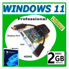 2GB✔️Windows 11 GAME Video Card ✔️HDMI or DVI Display Port✔️QUADRO PCI-E 2.0 x16 picture