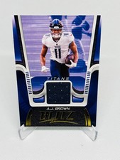 2021 Panini Playbook BLITZ Memorabilia #3 A.J. Brown Titans picture