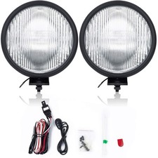 FL7091 Fit for 1997-2006 Wrangler Tj Off-Road Pair Front Fog Lights Lens Bumpe picture