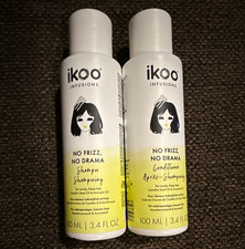 ikoo Infusions No Frizz No Drama Anti-Frizz Shampoo & Conditioner Set 3.4oz picture