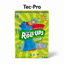 Fruit Roll-Ups Sour Fruit Flavored Snacks, Variety Pack, 15 oz (30 Count) picture