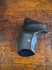 Vintage Dan Wesson Model 738P “Lil’ Dan” Revolver Grips.  Black Polymer Grips picture