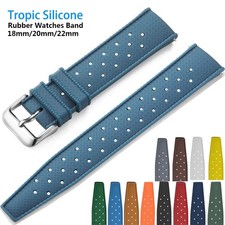 Tropical Silicone Watch Strap Band Quick Release Watch Band 18mm 20mm 22mm Smart picture