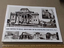 Architecture history of Randolph County North Carolina with Asheboro NC 1985 VG picture