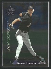 2002 Leaf Rookies & Stars RANDY JOHNSON Longevity /100 #113 Diamondbacks HOF picture