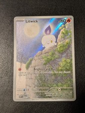 Pokemon TCG Litwick 101/086 White Flare Illustration Rare NM picture