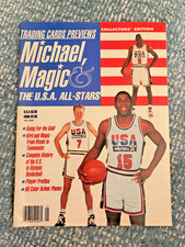 RARE (Quantity 2) 1992 Trading Cards Previews Magazine Michael, Magic picture