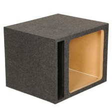 QPOWER SINGLE 15″ SQUARE SLOT PORTED HEAVY DUTY VENTED SUBWOOFER ENCLOSURE BOX picture