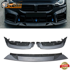 For 23-26 BMW G87 M2 Gloss Carbon Fiber Look MH Style Front Bumper Splitter Lip picture