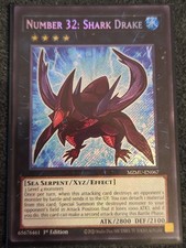Number 32: Shark Drake MZMU-EN067 - 1'st Edition - Secret Rare - NM/M picture