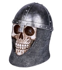 PT Pacific Trading Medieval Knight Skull Decoration picture