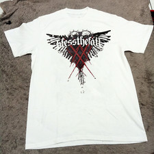 Blessthefall Music For Lovers White T-Shirt Cotton Full Size RM250 picture