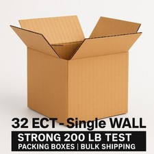 4x4x4 Premium Corrugated Shipping Boxes – Small Mailing Cartons | 25 50 100 200 picture