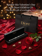 50% OFF VALENTINES DEAL | 2mm REAL Moissanite Tennis Bracelet | 6.5 in picture