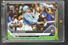 /50 William Contreras GOLD FOIL 2025 Topps NOW Milwaukee Brewers picture