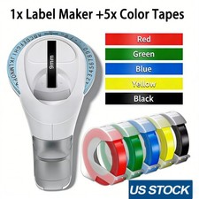 Compatible DYMO Embossing Label Maker with 5 DYMO Label Tapes | Organizer Xpress picture