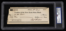 Alexander Hamilton-Burr duel Instigator Signed Charles D. Cooper Check Auto PSA picture
