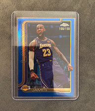 Topps 2025-26 Chrome LeBron James #150 Lakers NBA Basketball Card 100/150 picture