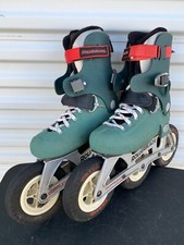 Vintage Rollerblade ‘COYOTE’ Aggressive Off Road Skates Size 9 Made in Italy picture