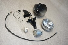 1971 71 Sachs Enduro 125 Stock OEM Complete Headlight Head Light Speedo Mounts picture