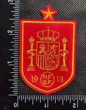 SPAIN SPANISH NATIONAL FOOTBALL SOCCER IRON ON EMBROIDERED PATCH picture