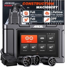 Construction Machinery Diesel Heavy Duty Truck Scanner Diagnostic Tool DPF Regen picture