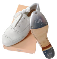 Bloch Mens 9.5 Jason Samuels Smith Tap Dance Shoes White S0313M READ DESCRIPTION picture