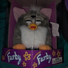 Vintage 1998 Tiger Furby model 70-800 New In Box picture