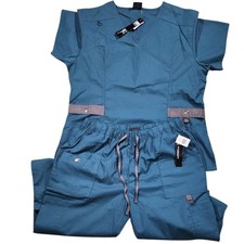 Medgear Ever Soft Teal 2 Piece Set Size XL NWT Multi Pocket picture