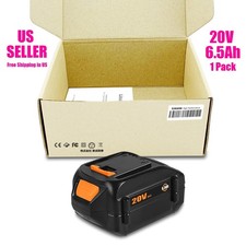 NEW 6.5Ah For WORX 20V 6.0Ah Battery Extend Lithium-Ion WA3525 WA3575 WA3578 US picture