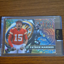 Wild Card 2026 QB1 On the Clock Patrick Mahomes 1/1 #OCW-RB-PM Chiefs picture