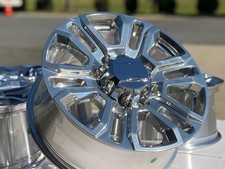 20” Polished Aluminum 8x180 GMC Sierra 2500 OE Wheels Set of 4 Denali Style Rims picture
