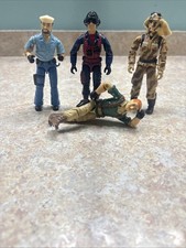 Vintage 1989’s GI Joe Action Figures Dusty, Scrap Iron, Shipwreck, Crank Case picture