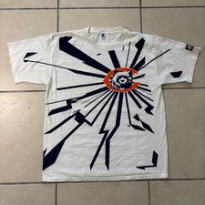 Vintage 1996 Chicago Bears Starter T-Shirt Mens L White NFL Football Made USA picture
