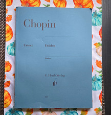 G. Henle Verlag Chopin Urtext Etudes (Etuden) Piano Sheet Music Book 124 picture