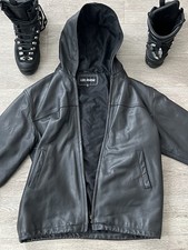 Playboi Carti Destroy Lonely Type Real Leather Hoodie Jacket picture