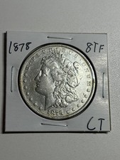 1878 8TF Morgan Silver Dollar VF/XF Detail Tougher Variety picture